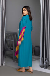 2-Pc Viscose Staple Long Shirt With Silk Staple Qlot Trouser CPG22-83 - C